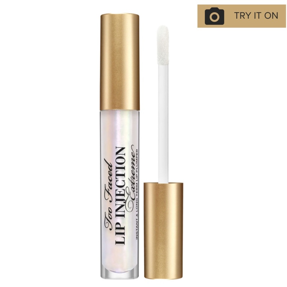 Too faced: Lip Injection Extreme Lip Plumper
Hydrating Plumping Lip Gloss